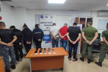 Detenidas ocho personas presuntamente vinculadas a la gestoría de documentos en la sede principal del Saime: dos militares y un policía involucrados