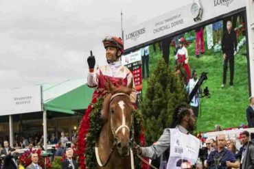 Jinete venezolano Sonny León celebra su triunfo “casi imposible” del Derby de Kentucky: «Mi corazón iba a explotar» (+Video)