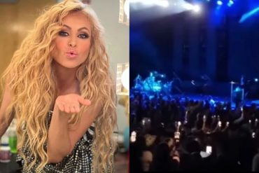 “Señor, usted me tocó y esto está mal”: Paulina Rubio paró un concierto y denunció acoso sexual de un guardia de seguridad