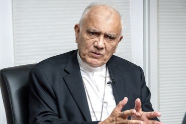 Cardenal Baltazar Porras advierte que Estados Unidos no debería levantar las sanciones al régimen de Maduro si no hay concesiones