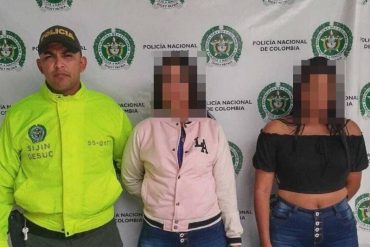 Detenidas venezolanas que se hacían llamar las “Fufus”: son señaladas de inducir a la prostitución a adolescentes de 15 años en Colombia