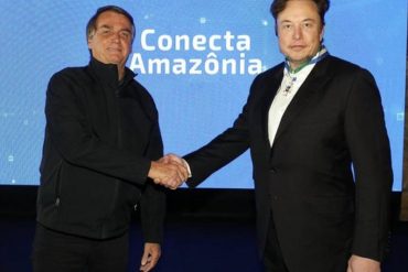 Elon Musk se reunió con Bolsonaro y anunció plan para ampliar internet en la Amazonía