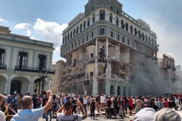 Fuerte explosión derrumbó el hotel Saratoga de La Habana: «Se sintió como una bomba» (+Fotos +Videos)