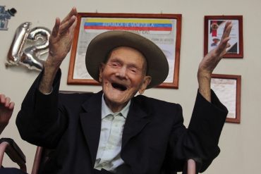 “¡Es oficial!”: récord Guinness confirmó que el tachirense Juan Vicente Pérez es el hombre más longevo del mundo con sus 112 años de edad