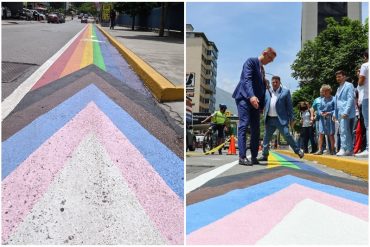 Pintaron la ciclovía de La Castellana con los colores de las personas LGBTI+ y desató controversia en redes: “Lo más ridículo que he visto” (+Reacciones)