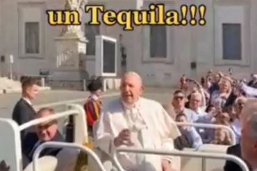 «¿Saben qué necesito para la pierna? Un poco de tequila”: La broma del Papa ante un grupo de seminaristas mexicanos (+Video)