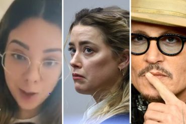 “El perfecto ejemplo de ‘si no sabes de algo, mejor quédate callado’”: le caen a Sheryl en redes por comentar sobre Amber Heard y Jhonny Depp