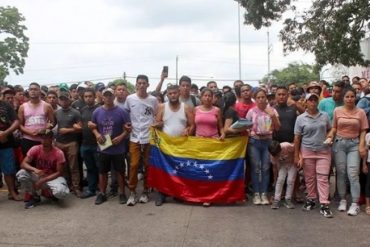 Venezolanos liderarían una caravana de 12.000 migrantes que intenta llegar desde México hasta EEUU (+Video)