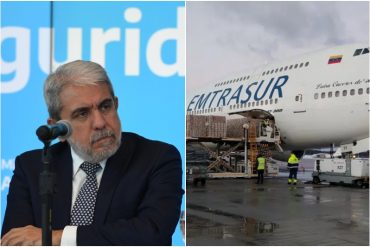 Ministro de Seguridad de Argentina revela que aún no están claros los papeles del avión iraní-venezolano