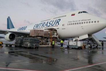 Justicia argentina hace una inspección a fondo del avión venezolano retenido en Ezeiza: retirarán la caja negra para analizarla y determinar intenciones de la tripulación