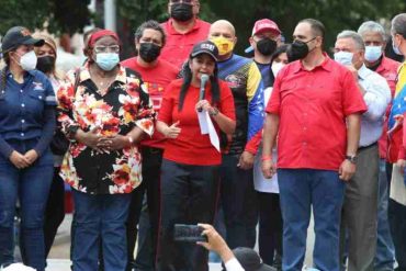 «Venezuela no se ha arreglado, pero se está recuperando»: la descarada afirmación de Delcy Eloína durante acto con trabajadores públicos (+Video)