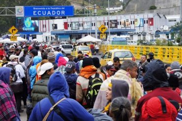 Al menos 513.900 refugiados y migrantes de Venezuela se encuentran en Ecuador