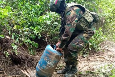 Al menos 26 explosivos fueron presuntamente desactivados por funcionarios de la FANB en el estado Apure (+Fotos)