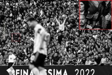 “Aparición paranormal”. La foto que desató la locura en Argentina y por la que aseguran que Maradona “presenció” goleada a Estonia desde las tribunas