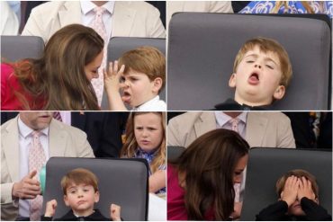 Los gestos del príncipe Louis se robaron el show durante el jubileo de la Reina Isabell (+Videos)