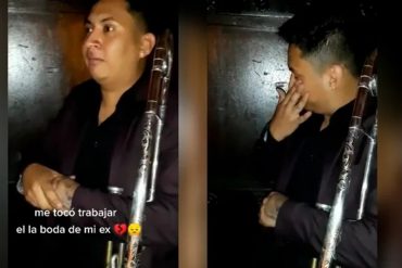 “Me tocó trabajar en la boda de mi ex”: la conmovedora historia que entre lágrimas contó un músico en Tik Tok