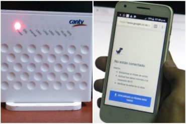 “El ciclón no llegó, pero igual Cantv se murió y Digitel no acepta recargas”: reportan fallas en compañías de Internet y de telecomunicaciones (+Reacciones)