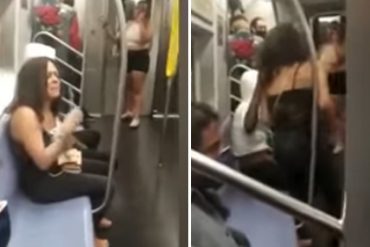 “¡Ayuda!”: Mujer es atacada en el metro de Nueva York, suplica por ayuda pero la ignoraron (+Video)