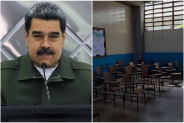 Maduro anunció la suspensión de las clases miércoles y jueves en todo el país por paso de ciclón tropical (+Otras medidas)