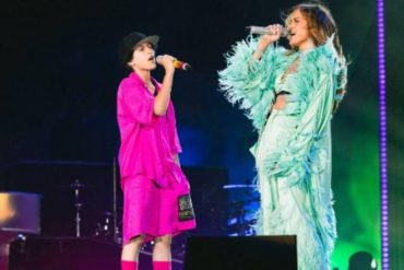 Jennifer Lopez reveló la identidad de género de su hija durante un concierto (+Video)