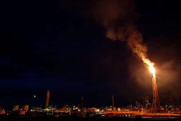 Pdvsa suspendió la producción de gasolina en la refinería Cardón por una interrupción en su reformador