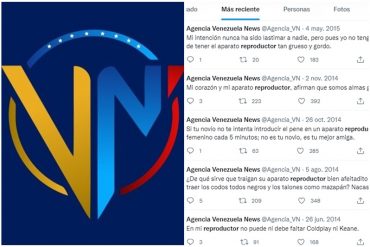 Agencia que usa el chavismo para lavarle la cara a Alex Saab quedó en ridículo: en su cuenta de Twitter antes se hacían publicaciones sexuales (+Detalles)