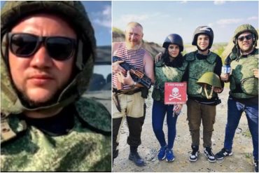 “Desde el lugar del conflicto”: Pedro Carvajalino se fue de paseo a la “república separatista” de Donetsk para “una cobertura especial” a favor de Rusia (+Fotos y videos)