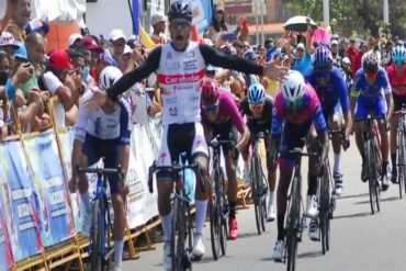 Venezolano Luis Gómez se convierte en el nuevo líder de la Vuelta a Venezuela