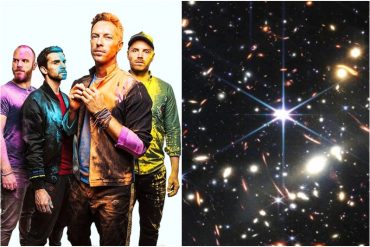 Coldplay proyectó en un concierto las inéditas imágenes del Universo que captó el telescopio espacial James Webb (+Video)