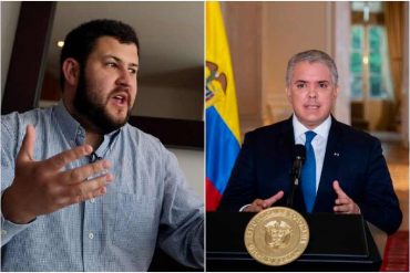 David Smolansky a Iván Duque: “Usted ha demostrado que puede haber una diplomacia firme sin desprenderse de acciones humanas” (+Video)