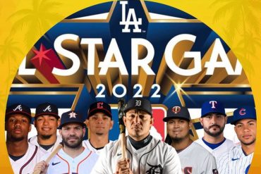 Ocho venezolanos participarán en el Juego de las Estrellas 2022 de la MLB a celebrarse el #19Jul en Los Ángeles (+Lista)