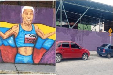 “Parece que lo logramos y seguiremos saltando”: borraron el polémico mural en honor a Yulimar Rojas que pintaron en Mérida