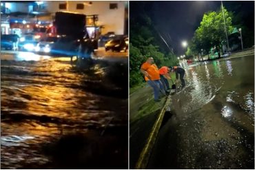 Se desbordó la quebrada en la Troncal 5 del estado Táchira (+Foto +Video)