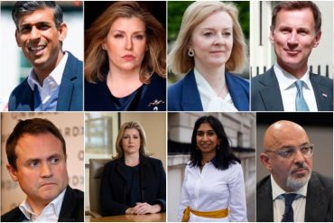 Estos son los candidatos favoritos para suceder a Boris Johnson en el Partido Conservador