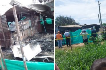 En incendio de humilde vivienda en Zulia fallecieron 8 miembros de una misma familia: entre las víctimas había 5 niños y una embarazada (+Fotos)