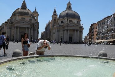 Ola de calor se extiende en Italia mantiene a 19 ciudades en alerta roja