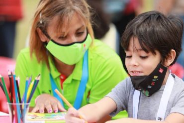 Unicef celebra sus 55 años en Venezuela con una feria para niños en el Parque Simón Bolívar de La Carlota (+Fotos +Video)