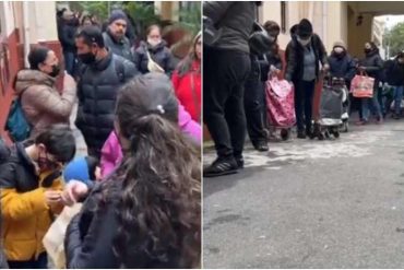 Más de 150 familias venezolanas en Argentina fueron beneficiadas en una jornada de entrega de alimentos (+Video)