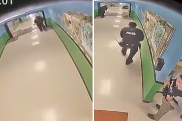 Difunden video inédito de la irrupción del asesino a escuela en Texas y del inicio de su ataque: la policía entró tres minutos después y no actuó