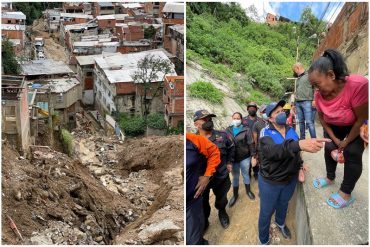 Carmen Meléndez aseguró que atienden a familias afectadas en el Distrito Capital por el desbordamiento de quebradas y río Guaire