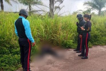 En Delta Amacuro hallan el cuerpo de un hombre con disparos en la cara, se desconoce su identidad