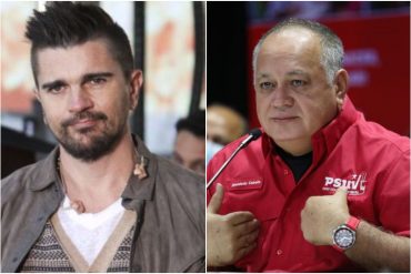 Diosdado Cabello aseguró que “no tiene nada” en contra de Juanes y que no “tuvo nada que ver” con la suspensión de su concierto (+Video)