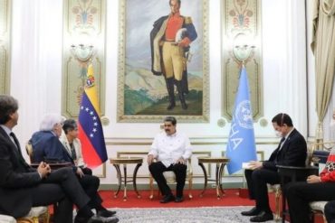 Jefe humanitario de la ONU sostuvo encuentro con Maduro en Miraflores