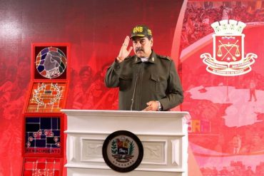 A cuatro años del supuesto atentado en su contra: Maduro participó de forma telemática en el acto por el aniversario de la Guardia Nacional Bolivariana (+Videos)