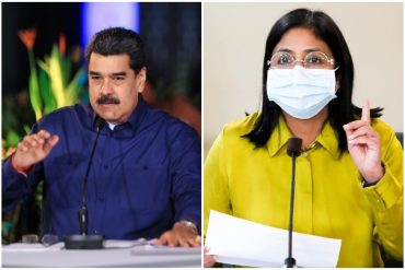 Maduro anunció que Delcy Rodríguez está saliendo del contagio de una “versión india” del coronavirus: “Le pegó duro el covid” (+Video)