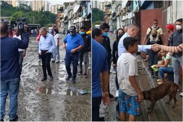 Alcalde chavista del municipio Sucre reportó 120 familias afectadas por el desbordamiento del río Guaire: “Muchos enseres se perdieron” (+Video)