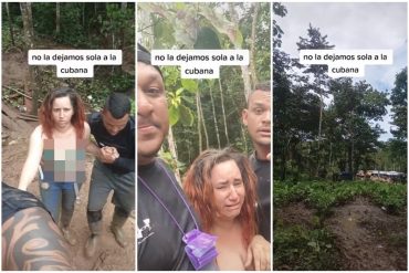 Venezolanos ayudaron a una cubana a culminar el trayecto por la selva del Darién