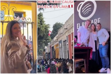 Sheryl Rubio visitó Perú junto a su esposo y desató la locura entre sus fanáticos (+Video)