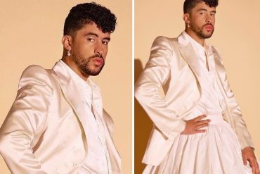 “Las piezas de mujer me quedan mejor”: Bad Bunny vuelve a encender las redes tras posar con un vestido de novia para una revista (+Video)