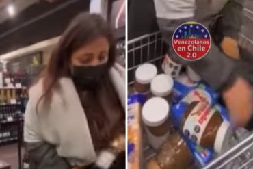 Atrapan a “la reina de las Nutellas”, una mujer que pretendía robarse 9 envases del producto en un supermercado (+Video)